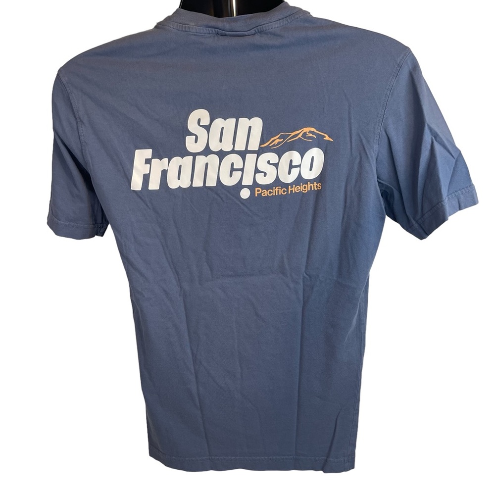 H & M San Francisco Pacific Heights Blue Mens Size Small Tshirt